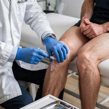 Injection de PRP